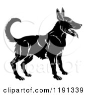 Poster, Art Print Of Black And White Chinese Zodiac Dog