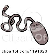Cartoon Of A Computer Mouse Royalty Free Vector Illustration by lineartestpilot