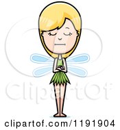 Cartoon Of A Stubborn Fairy Royalty Free Vector Clipart