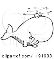 Poster, Art Print Of Black And White Drunk Whale