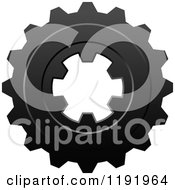 Poster, Art Print Of Black And White Gear Cog Wheel 11