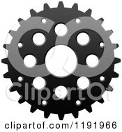 Poster, Art Print Of Black And White Gear Cog Wheel 9
