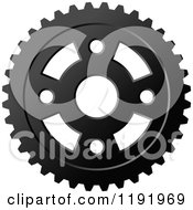 Poster, Art Print Of Black And White Gear Cog Wheel 15