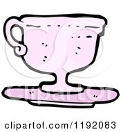 Cartoon Of A Coffee Cup Royalty Free Vector Illustration