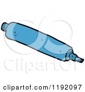 Cartoon Of A Magic Marker Royalty Free Vector Illustration by lineartestpilot