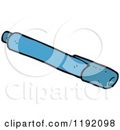 Cartoon Of A Magic Marker Royalty Free Vector Illustration by lineartestpilot