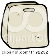 Cartoon Of A Bag Royalty Free Vector Illustration by lineartestpilot