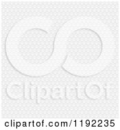 Clipart Of A 3d White Circle Texture Background Royalty Free Vector Illustration