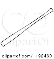 Poster, Art Print Of Black And White Baseball Bat