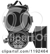 Poster, Art Print Of Black And White Gas Mask