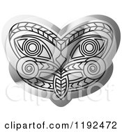 Poster, Art Print Of Silver Tribal Mask