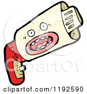 Cartoon Of An Electric Drill Royalty Free Vector Illustration