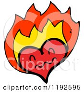 Poster, Art Print Of Flaming Heart