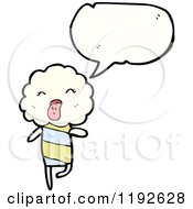 Poster, Art Print Of Cloud Person Speaking
