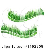Poster, Art Print Of Green Grass Waves 2
