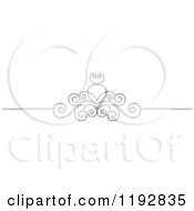 Clipart Of A Black And White Ornate Swirl Border Design Element 3 Royalty Free Vector Illustration by Vector Tradition SM
