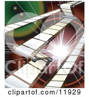 Internet Background Of Movie Or Camera Film