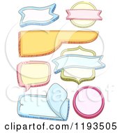 Poster, Art Print Of Colorful Shaped Labels