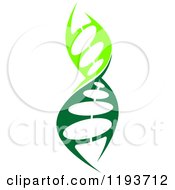 Clipart Of A Dna Double Helix Cloning Strand 5 Royalty Free Vector Illustration
