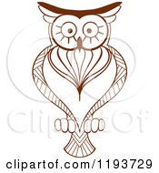 Poster, Art Print Of Brown Owl 4