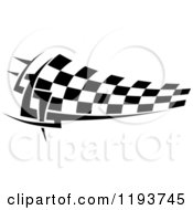 Poster, Art Print Of Black And White Checkered Racing Flag