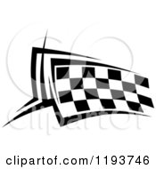 Poster, Art Print Of Black And White Checkered Racing Flag 2
