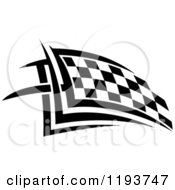 Poster, Art Print Of Black And White Checkered Racing Flag 3