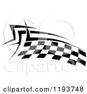Poster, Art Print Of Black And White Checkered Racing Flag 4