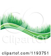 Poster, Art Print Of Green Grass Wave 5