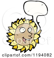 Poster, Art Print Of Sunflower Speaking