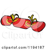 Cartoon Of A Firecracker Royalty Free Vector Illustration by lineartestpilot
