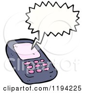 Poster, Art Print Of Cell Phone Speaking