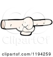 Poster, Art Print Of Pointing Finger