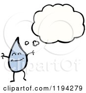 Poster, Art Print Of Water Drop Thinking
