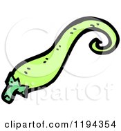Cartoon Of A Green Chili Pepper Royalty Free Vector Illustration by lineartestpilot