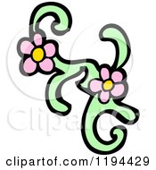 Poster, Art Print Of Flower Design