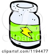 Cartoon Of An Old Fashioned Jar Royalty Free Vector Illustration