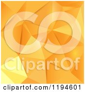 Poster, Art Print Of Abstract Orange Geometric Background