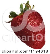 Clipart Of A Strawberry Royalty Free Vector Illustration by dero