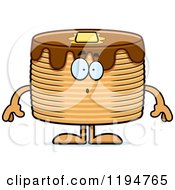 Poster, Art Print Of Surprised Pancakes Mascot