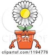 Poster, Art Print Of Depressed Flower Pot Mascot