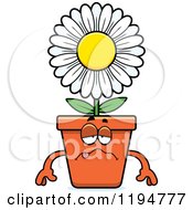 Poster, Art Print Of Sick Flower Pot Mascot