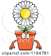 Poster, Art Print Of Surprised Flower Pot Mascot