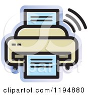 Fax Machine Office Icon