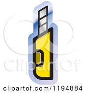 Clipart Of A Box Cutter Office Icon Royalty Free Vector Illustration by Lal Perera