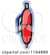 Clipart Of A Pen Office Icon Royalty Free Vector Illustration by Lal Perera