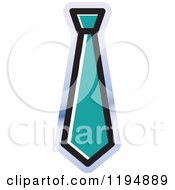 Clipart Of A Business Tie Office Icon Royalty Free Vector Illustration