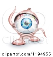 Cartoon Of A Cyclope Monster Royalty Free Vector Clipart