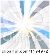 Clipart Of A Radial Burst With Bright Light Royalty Free CGI Illustration