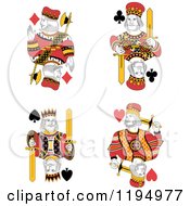 Poster, Art Print Of Isolated Playing Card Kings